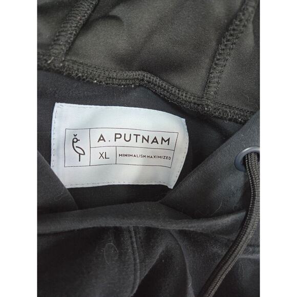 A. Putnam Hoodie Track Suit Set Pebble Beach — XL Athleisure Black Cotton Blend - Picture 5 of 11
